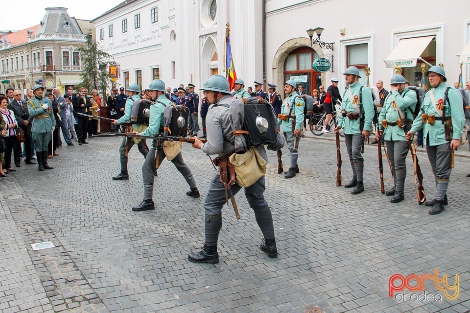 Defilare militară pe corso, Oradea