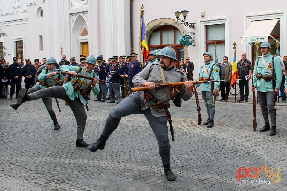 Defilare militară pe corso, Oradea