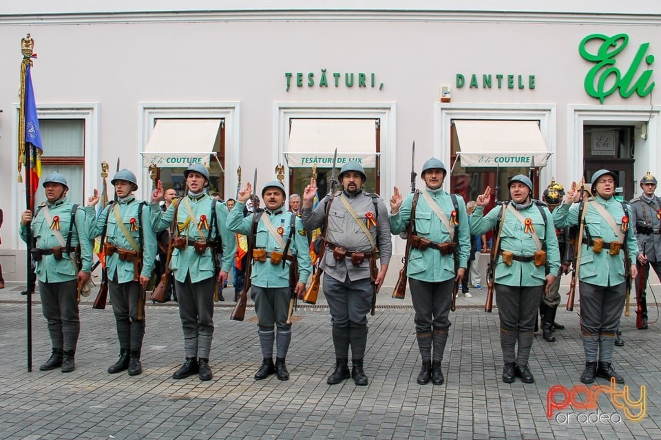 Defilare militară pe corso, Oradea