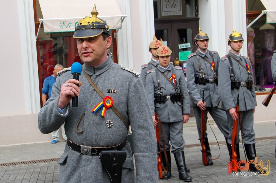 Defilare militară pe corso, Oradea