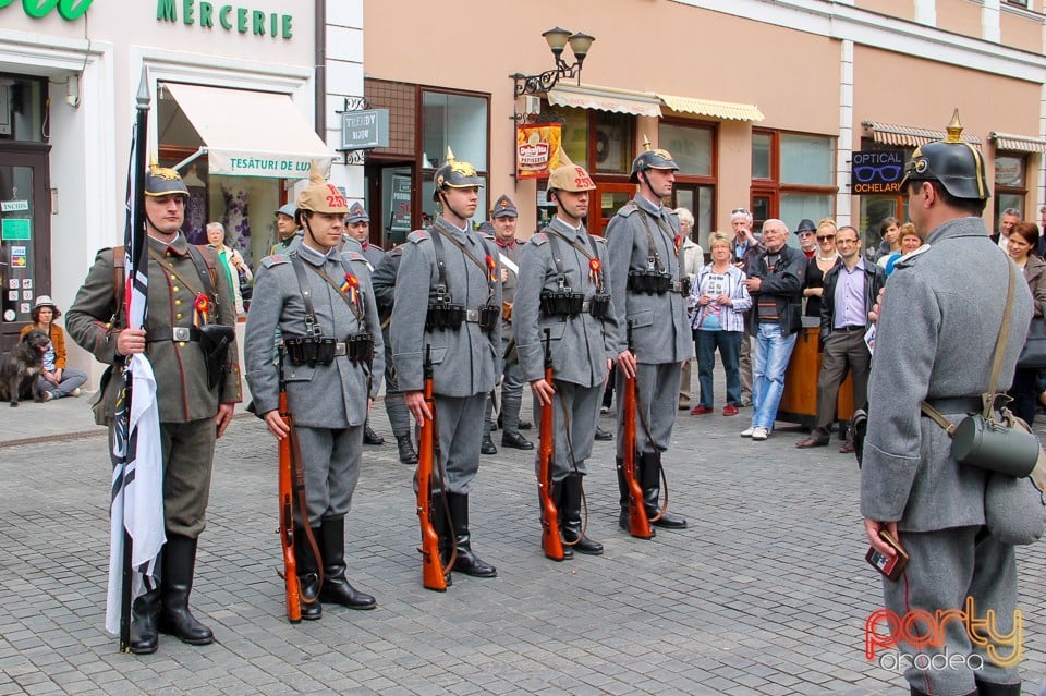 Defilare militară pe corso, Oradea