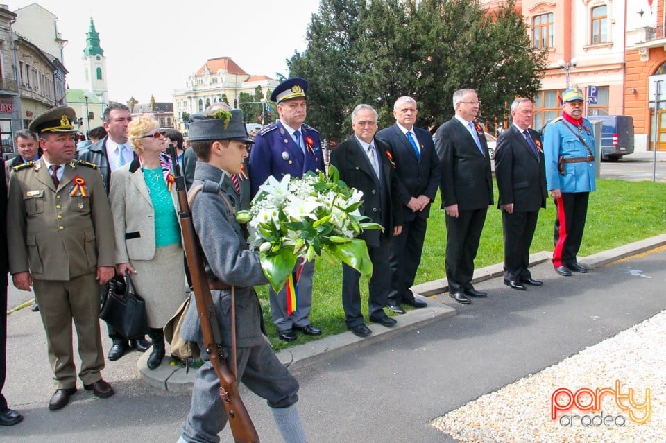 Defilare militară pe corso, Oradea