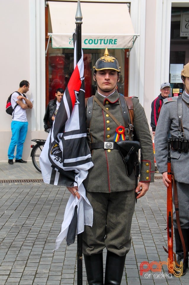 Defilare militară pe corso, Oradea