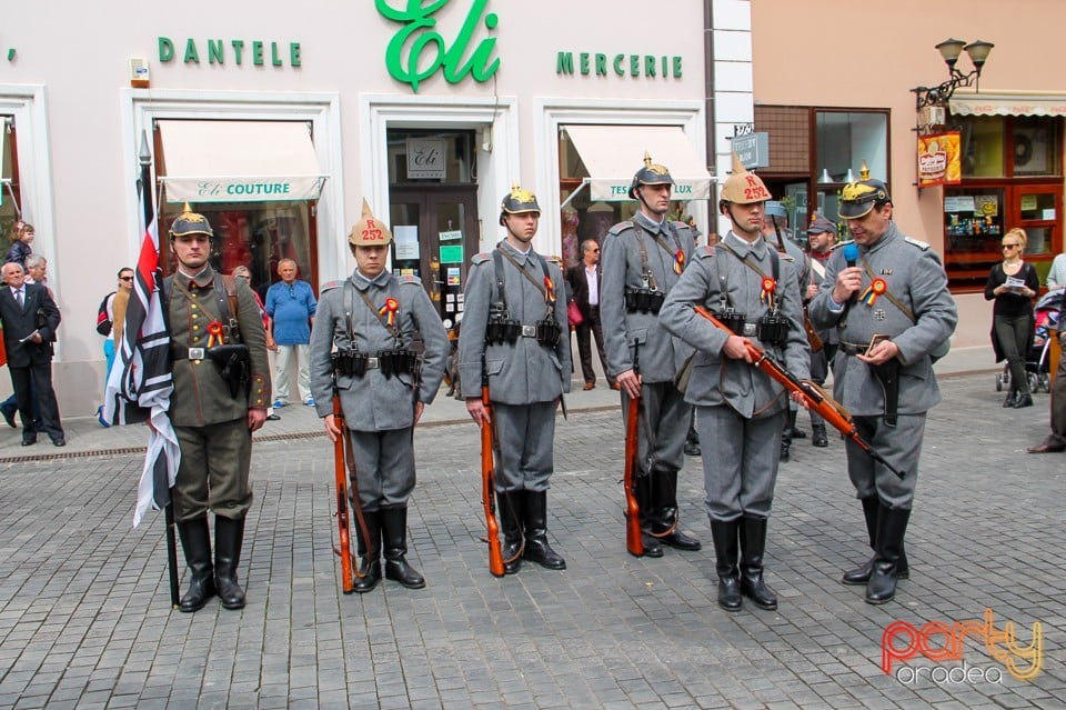 Defilare militară pe corso, Oradea