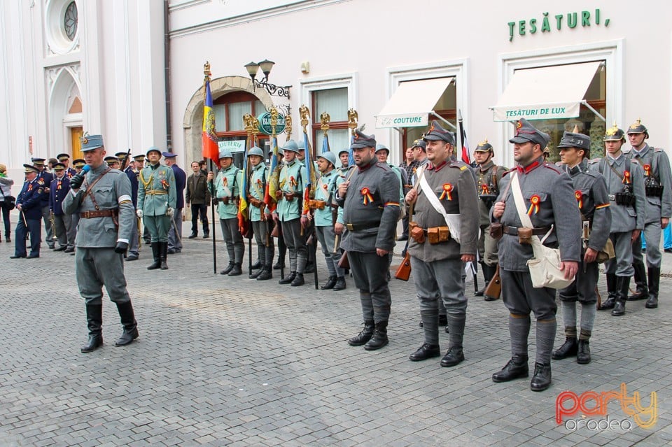 Defilare militară pe corso, Oradea