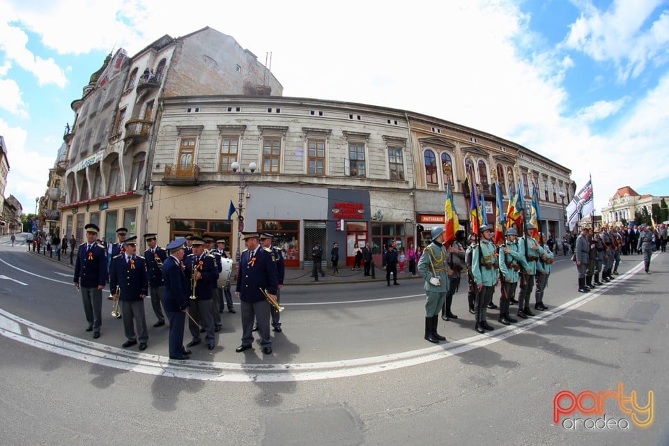 Defilare militară pe corso, Oradea