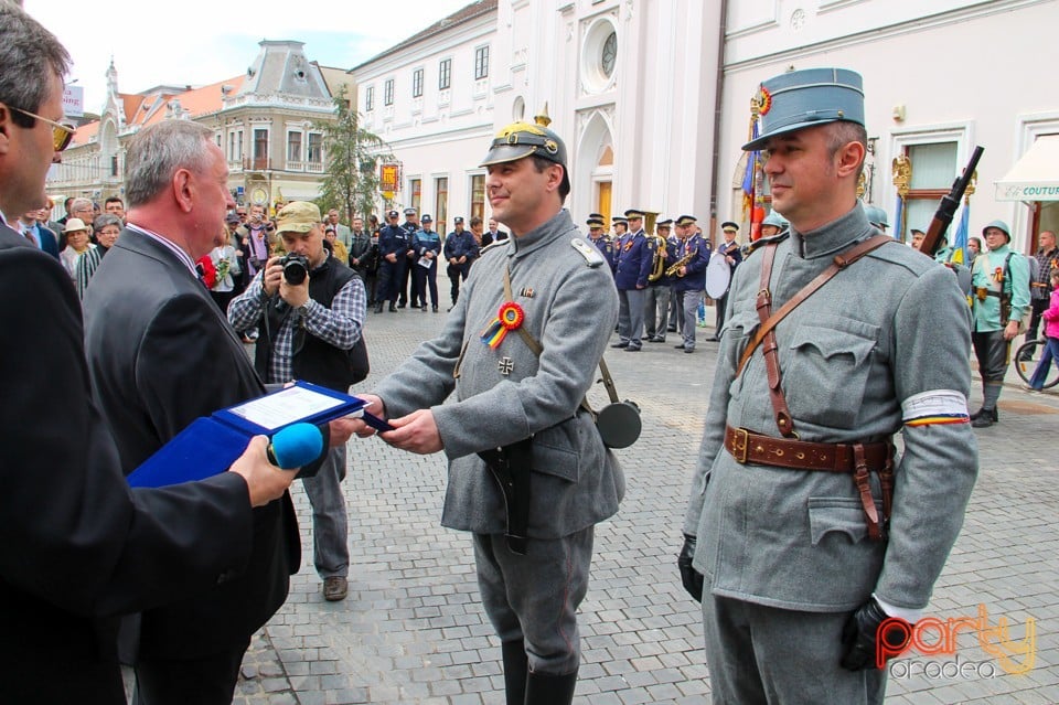 Defilare militară pe corso, Oradea