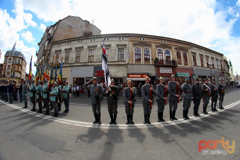 Defilare militară pe corso, Oradea