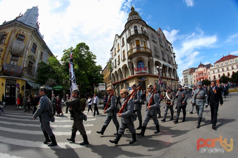 Defilare militară pe corso, Oradea