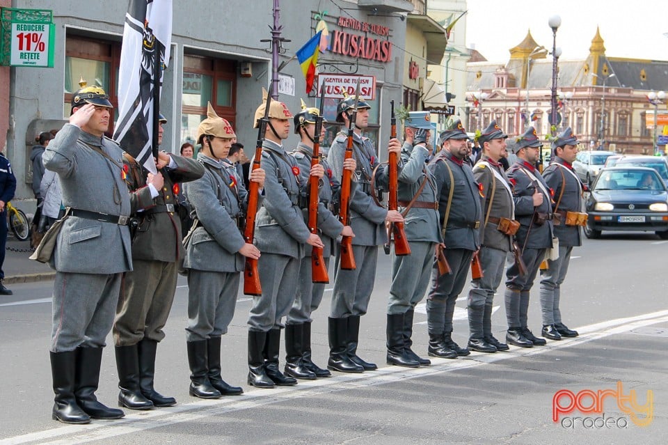 Defilare militară pe corso, Oradea