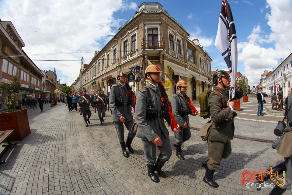 Defilare militară pe corso, Oradea