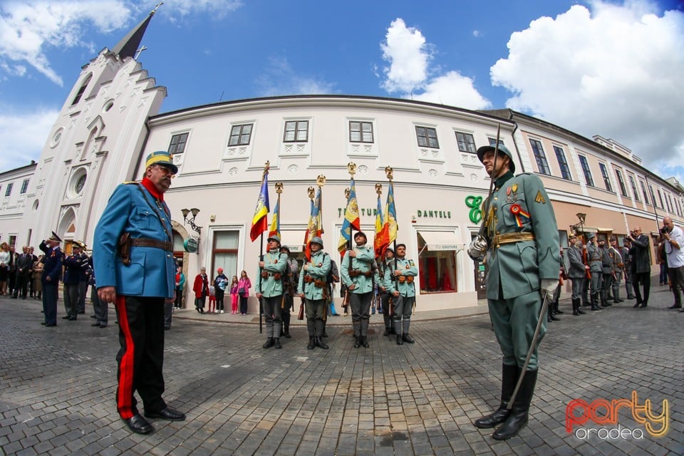 Defilare militară pe corso, Oradea