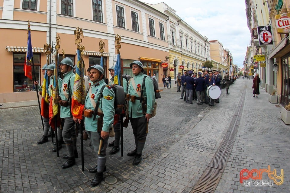 Defilare militară pe corso, Oradea