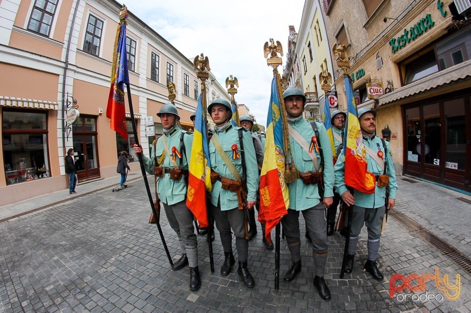 Defilare militară pe corso, Oradea