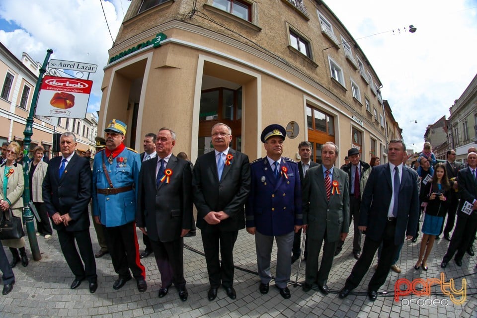 Defilare militară pe corso, Oradea