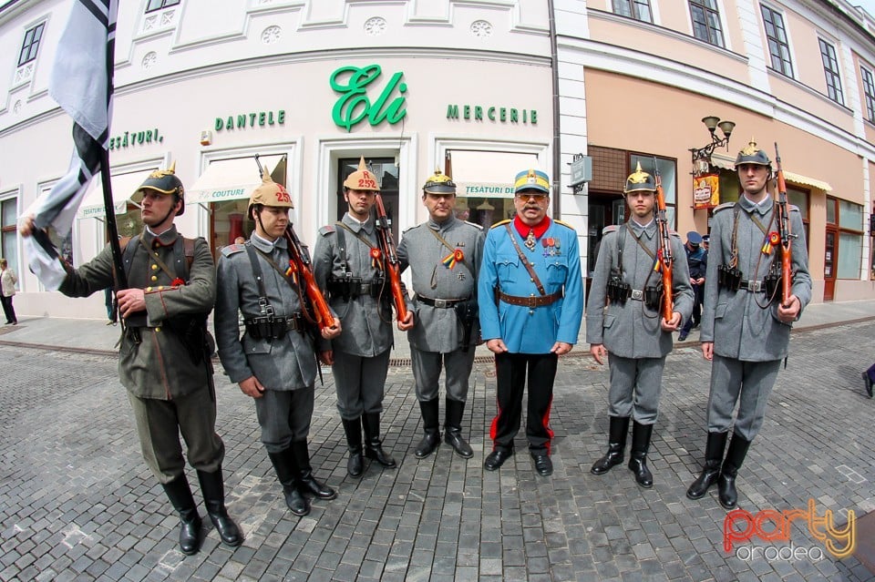 Defilare militară pe corso, Oradea