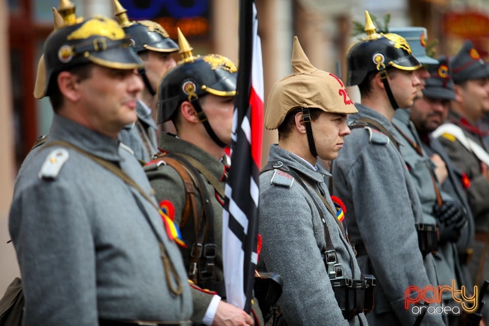 Defilare militară pe corso, Oradea