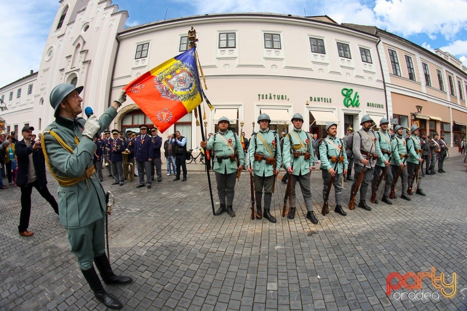 Defilare militară pe corso, Oradea