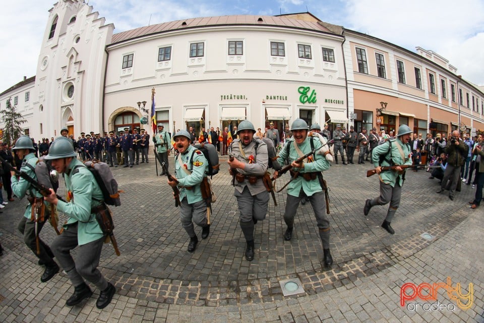 Defilare militară pe corso, Oradea