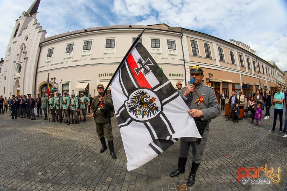 Defilare militară pe corso, Oradea