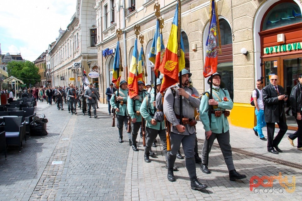 Defilare militară pe corso, Oradea