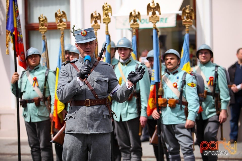 Defilare militară pe corso, Oradea