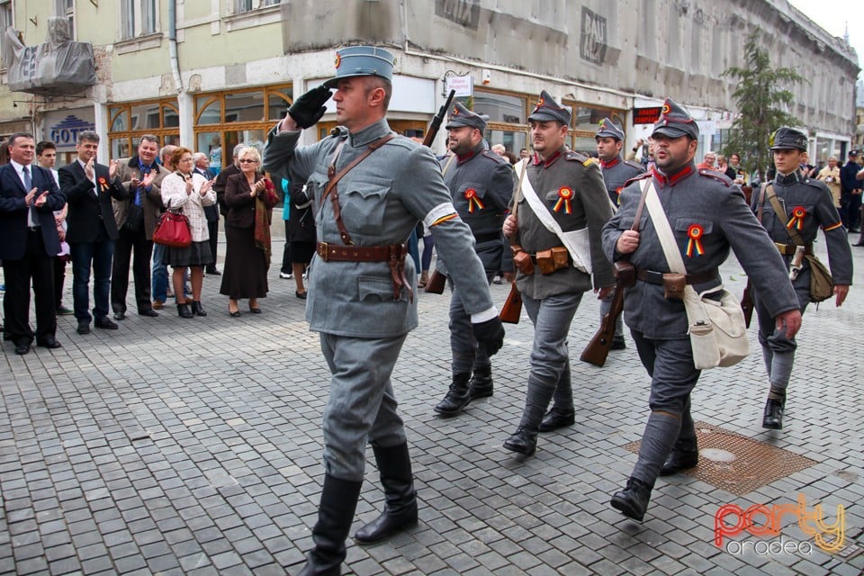 Defilare militară pe corso, Oradea