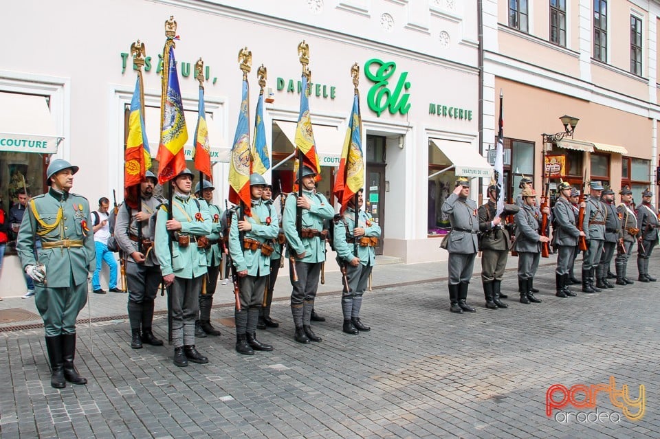 Defilare militară pe corso, Oradea