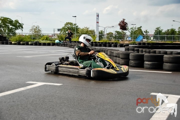 Demonstraţie de viteză la Karting, Era Shopping Park