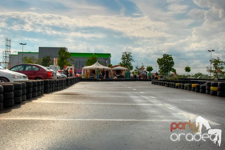 Demonstraţie de viteză la Karting, Era Shopping Park