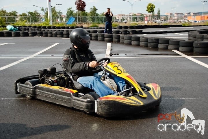 Demonstraţie de viteză la Karting, Era Shopping Park