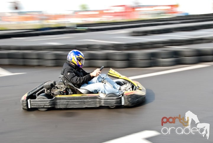 Demonstraţie de viteză la Karting, Era Shopping Park