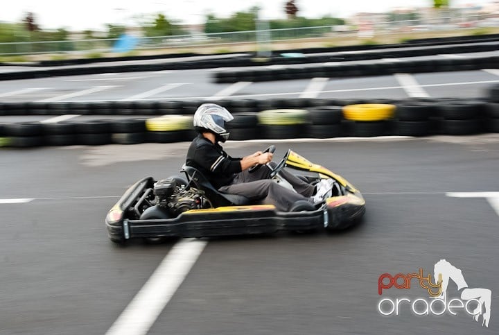 Demonstraţie de viteză la Karting, Era Shopping Park