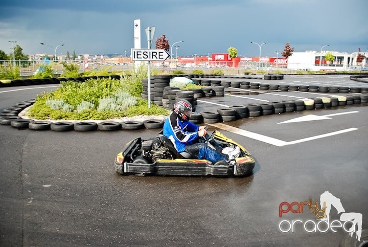 Demonstraţie de viteză la Karting, Era Shopping Park