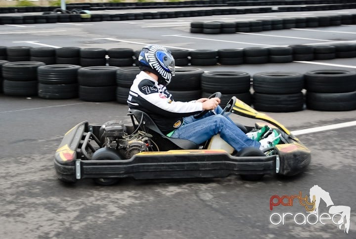 Demonstraţie de viteză la Karting, Era Shopping Park