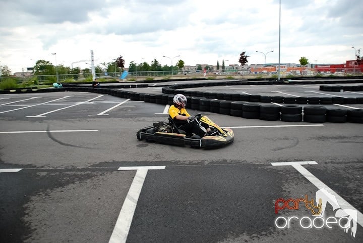 Demonstraţie de viteză la Karting, Era Shopping Park