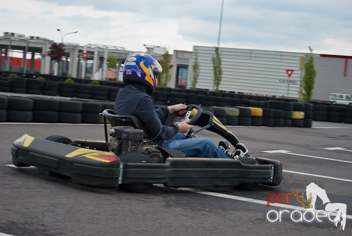 Demonstraţie de viteză la Karting, Era Shopping Park