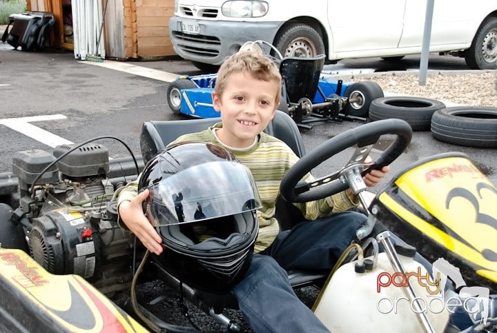 Demonstraţie de viteză la Karting, Era Shopping Park