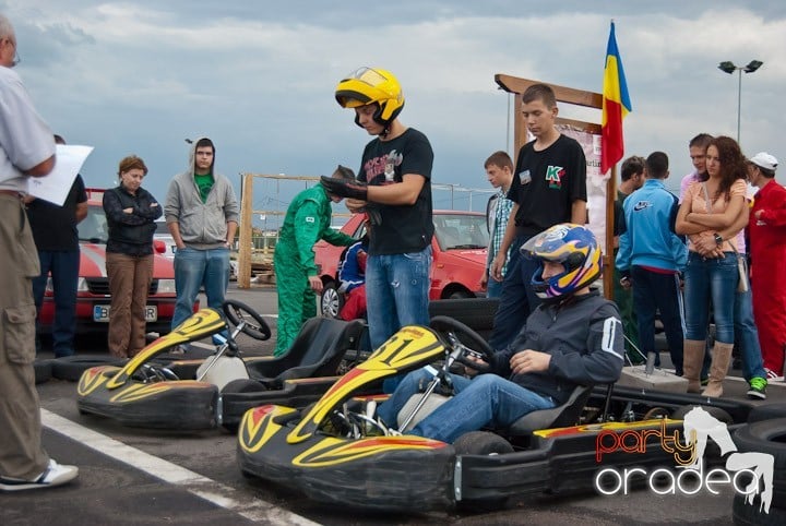 Demonstraţie de viteză la Karting, Era Shopping Park