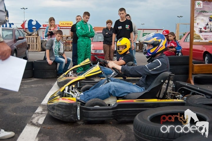 Demonstraţie de viteză la Karting, Era Shopping Park