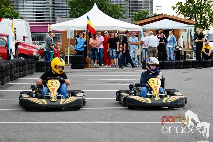 Demonstraţie de viteză la Karting, Era Shopping Park