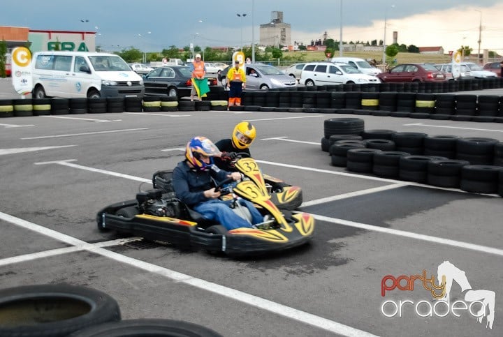 Demonstraţie de viteză la Karting, Era Shopping Park