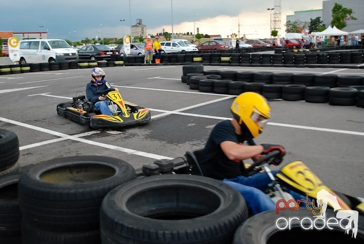 Demonstraţie de viteză la Karting, Era Shopping Park