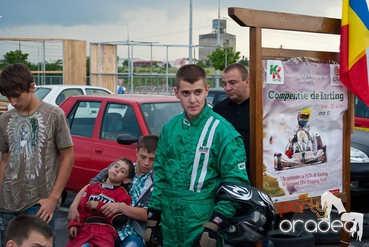 Demonstraţie de viteză la Karting, Era Shopping Park