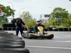 Demonstraţie de viteză la Karting