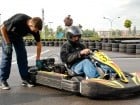 Demonstraţie de viteză la Karting