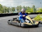 Demonstraţie de viteză la Karting