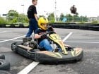 Demonstraţie de viteză la Karting