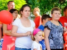 Distracţia copiilor în Parcul Bălcescu