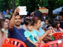 Distracţia copiilor în Parcul Bălcescu